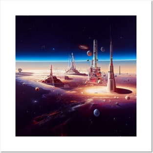 Interplanetary Spaceport Posters and Art